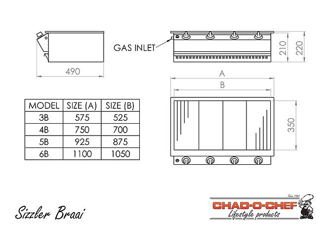 Sizzler – 5 Burner