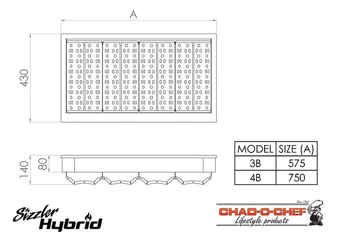 Sizzler Hybrid – 3 Burner