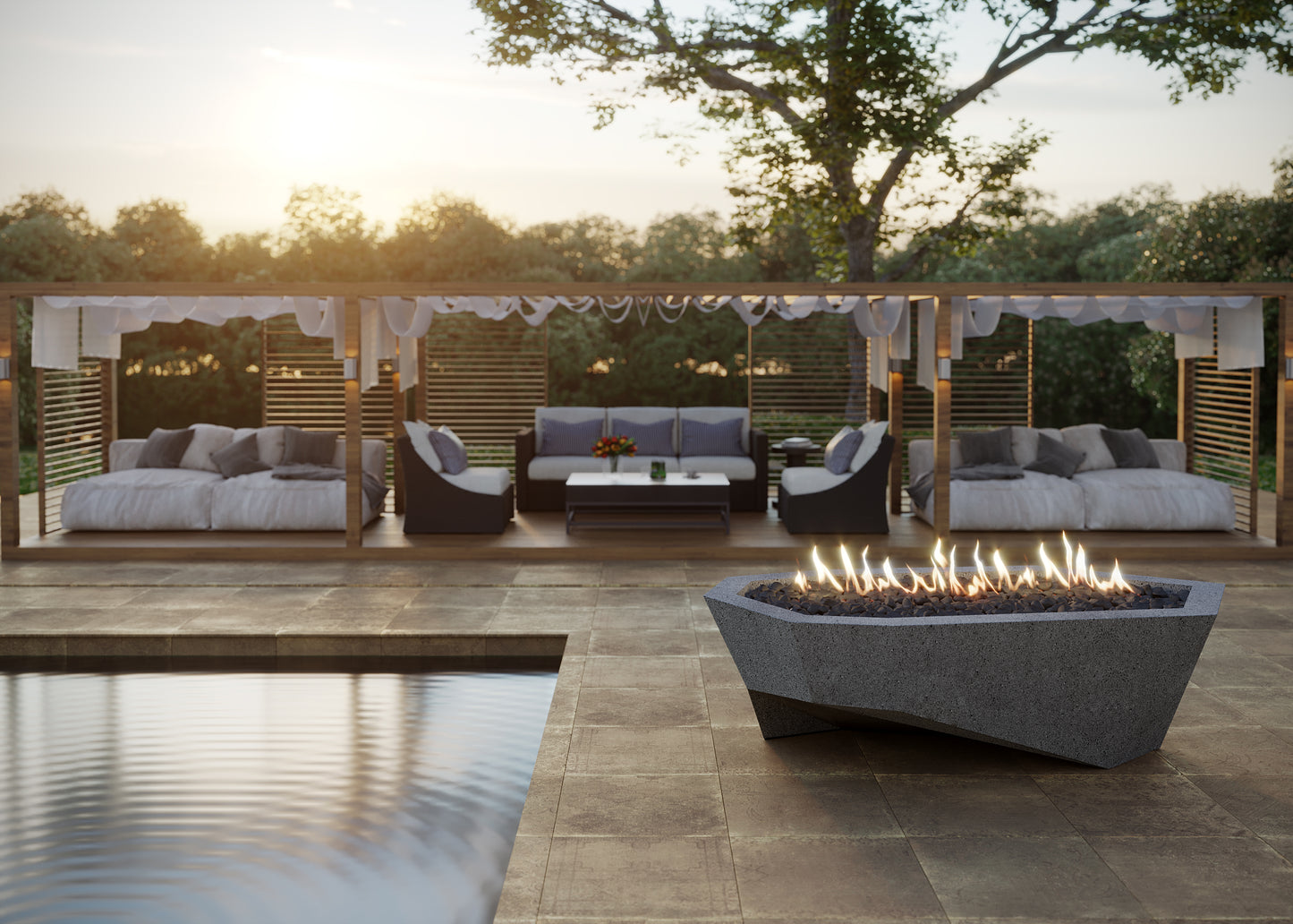 Asteroid Gas Firepit