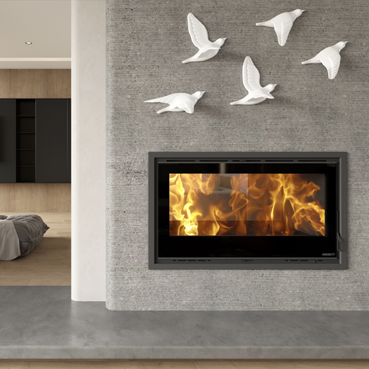 Carbel I Double Sided Wood Fireplace Insert