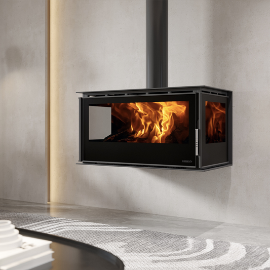 Carbel RK Three Sided Wood Fireplace