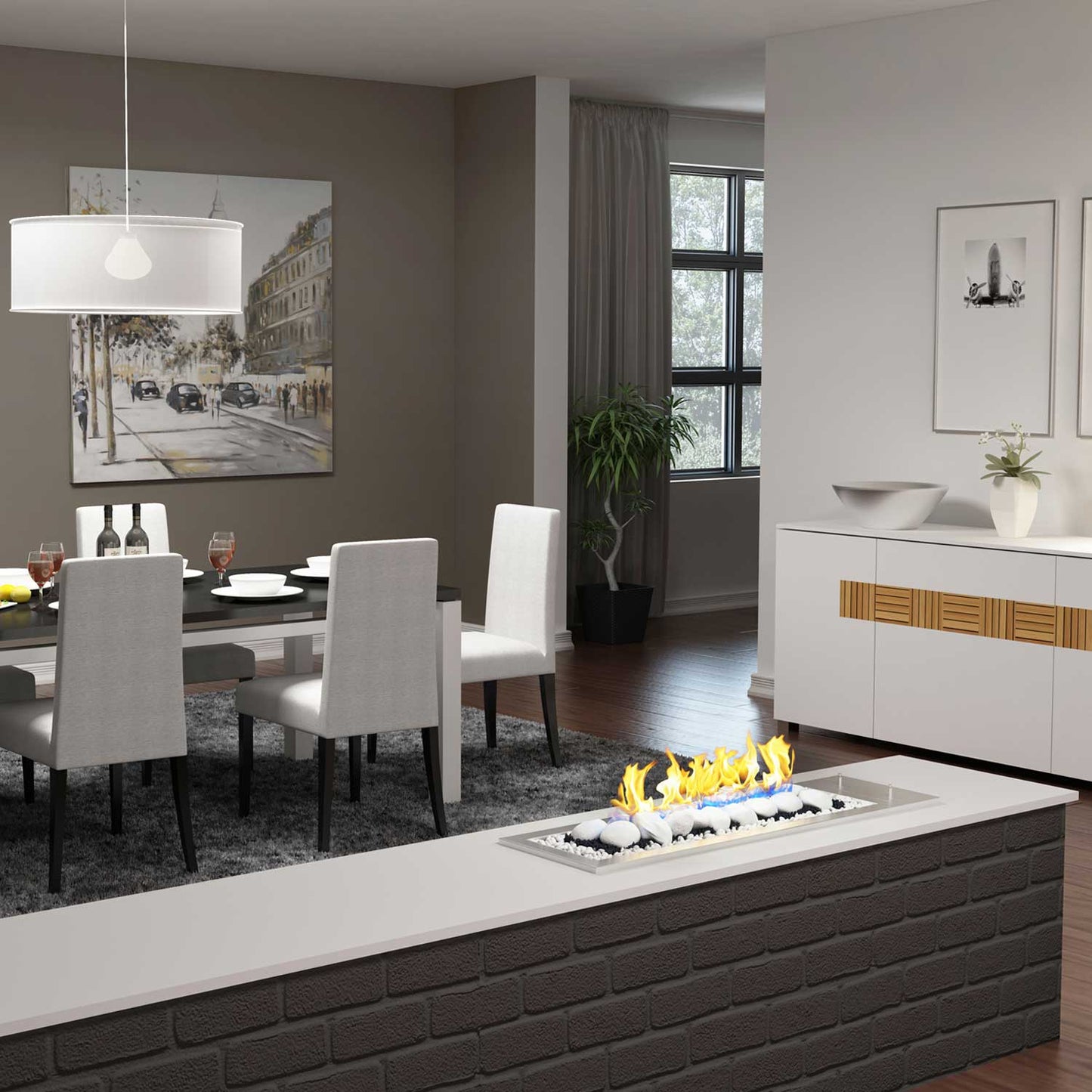 Drop-In 1200 Fireplace