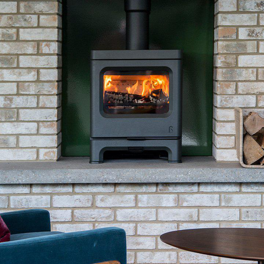 Charnwood Skye 5 Low Stand Cast Iron Wood Fireplace