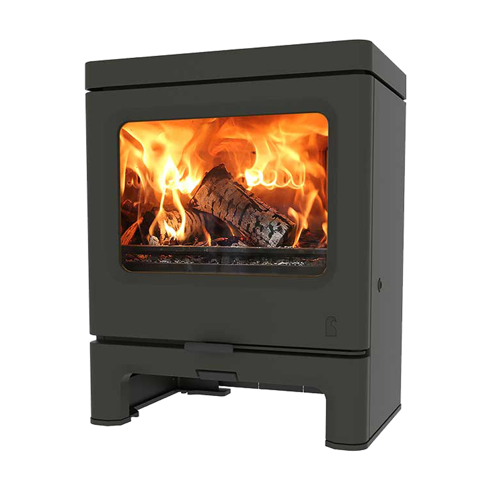 Charnwood Skye 5 Low Stand Cast Iron Wood Fireplace
