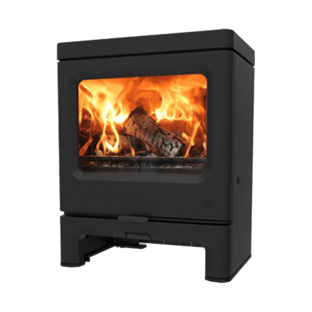 Charnwood Skye 7 Low Stand Cast Iron Wood Fireplace