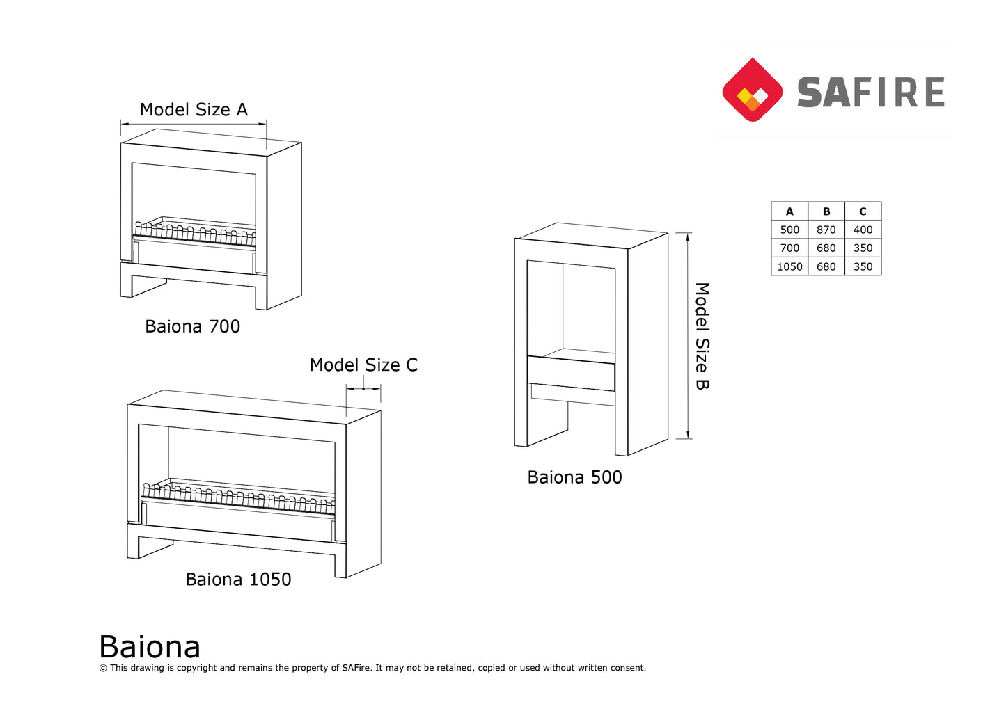 Baiona Gas Fireplace