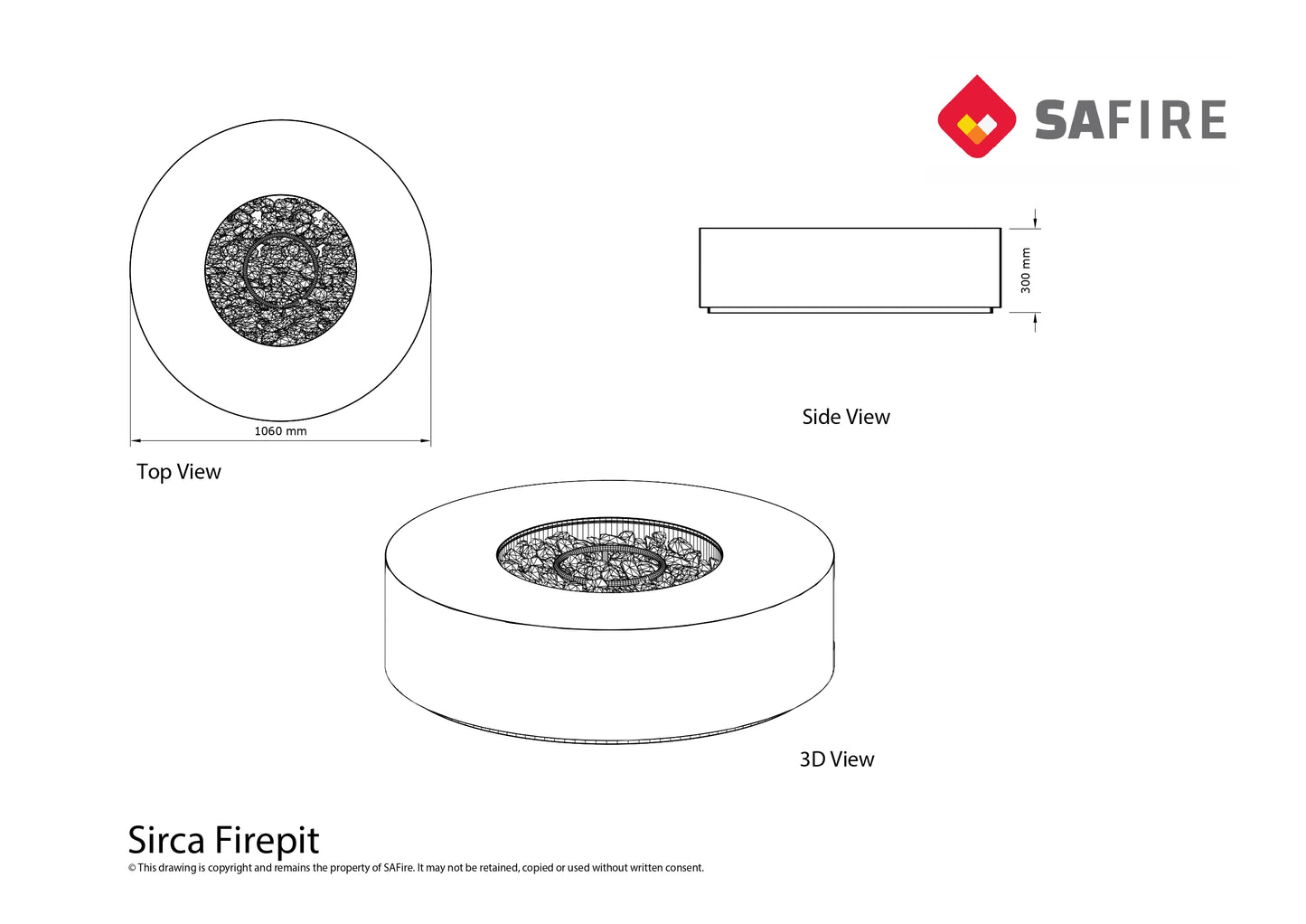 Sirca Gas Firepit