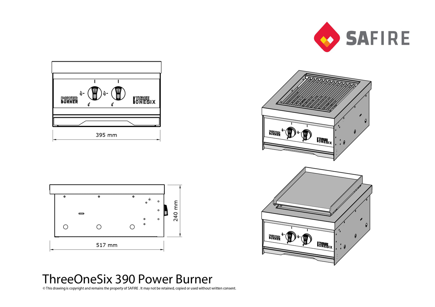 ThreeOneSix™ Power Burner Add-On
