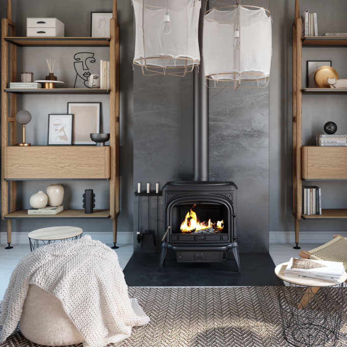 Kawmet Premium Sphinx S6 Eco Wood Fireplace