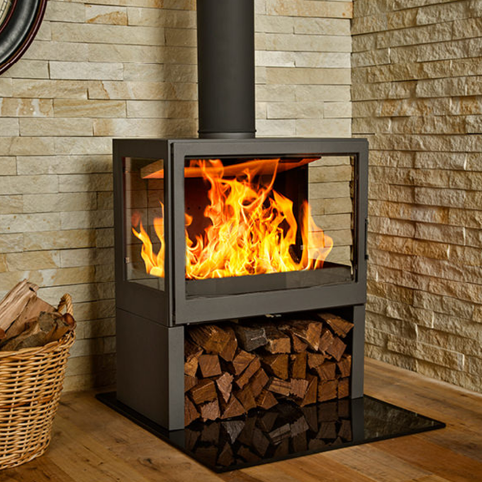 Liseo L71 LR Bavorov Cast Iron Wood Fireplace