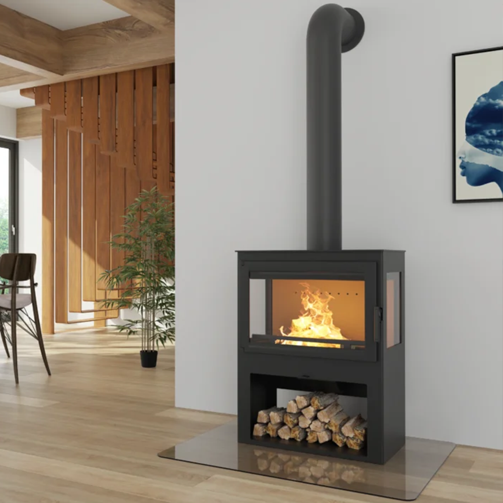 NORDflam Marsala Wood Fireplace