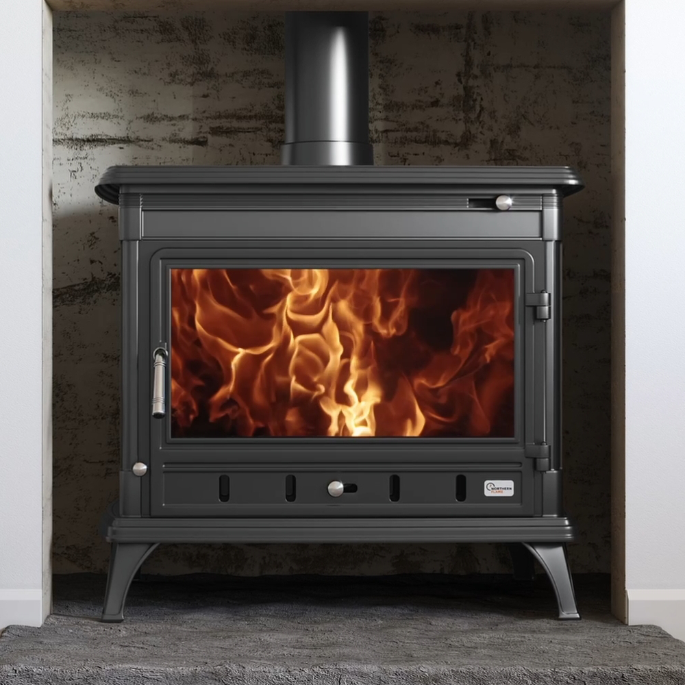Northern Flame Bodaway Cast Iron Wood Fireplace