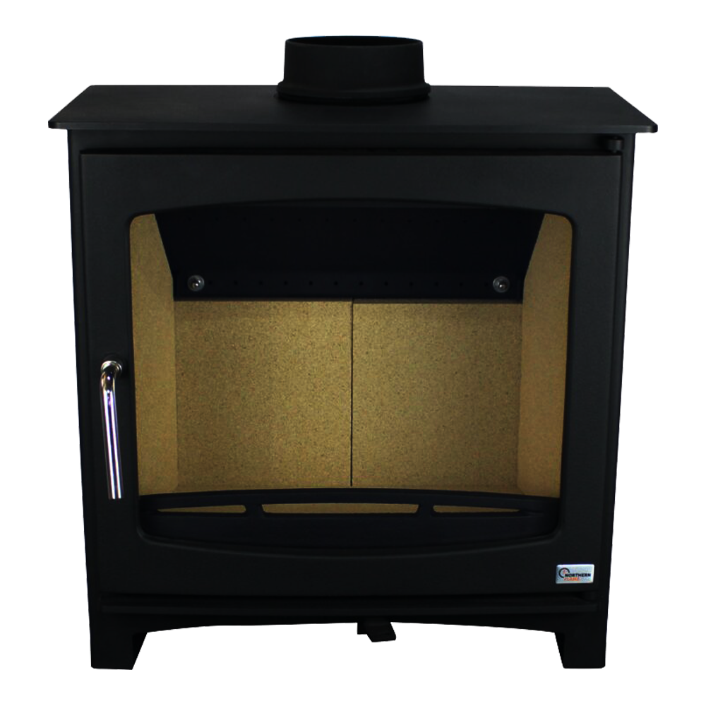Northern Flame Panoramic 5 Cast Iron Wood Fireplace