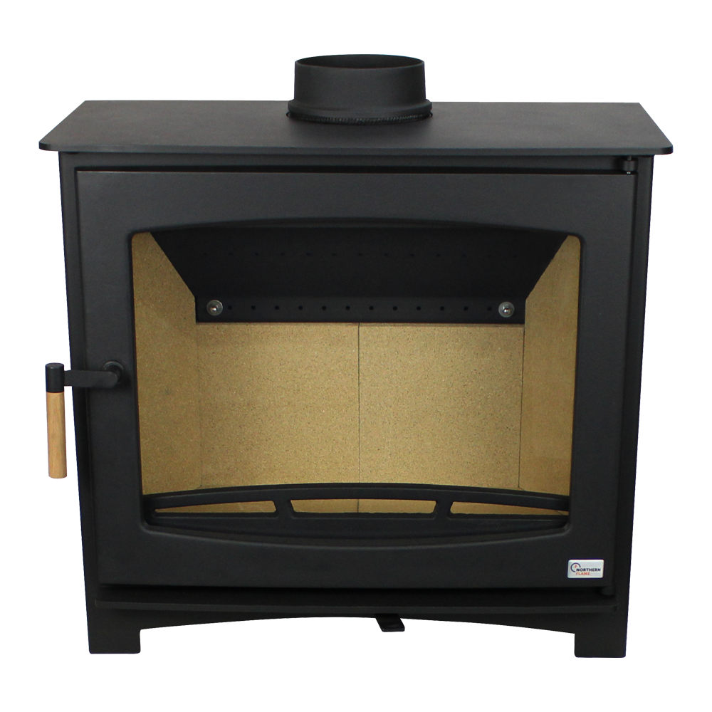Northern Flame Panoramic 9 Cast Iron Wood Fireplace