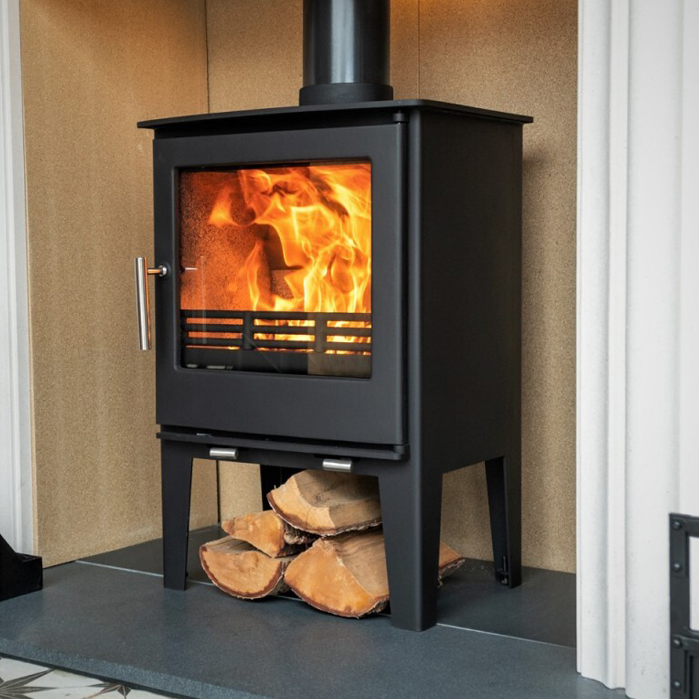 Northern Flame Snug Tall Cast Iron Wood Fireplace