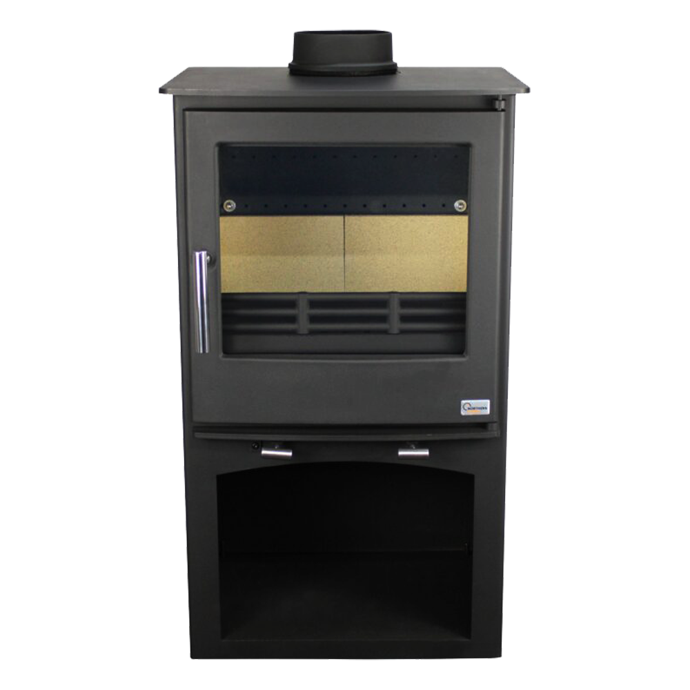 Northern Flame Snug with Stand Cast Iron Wood Fireplace