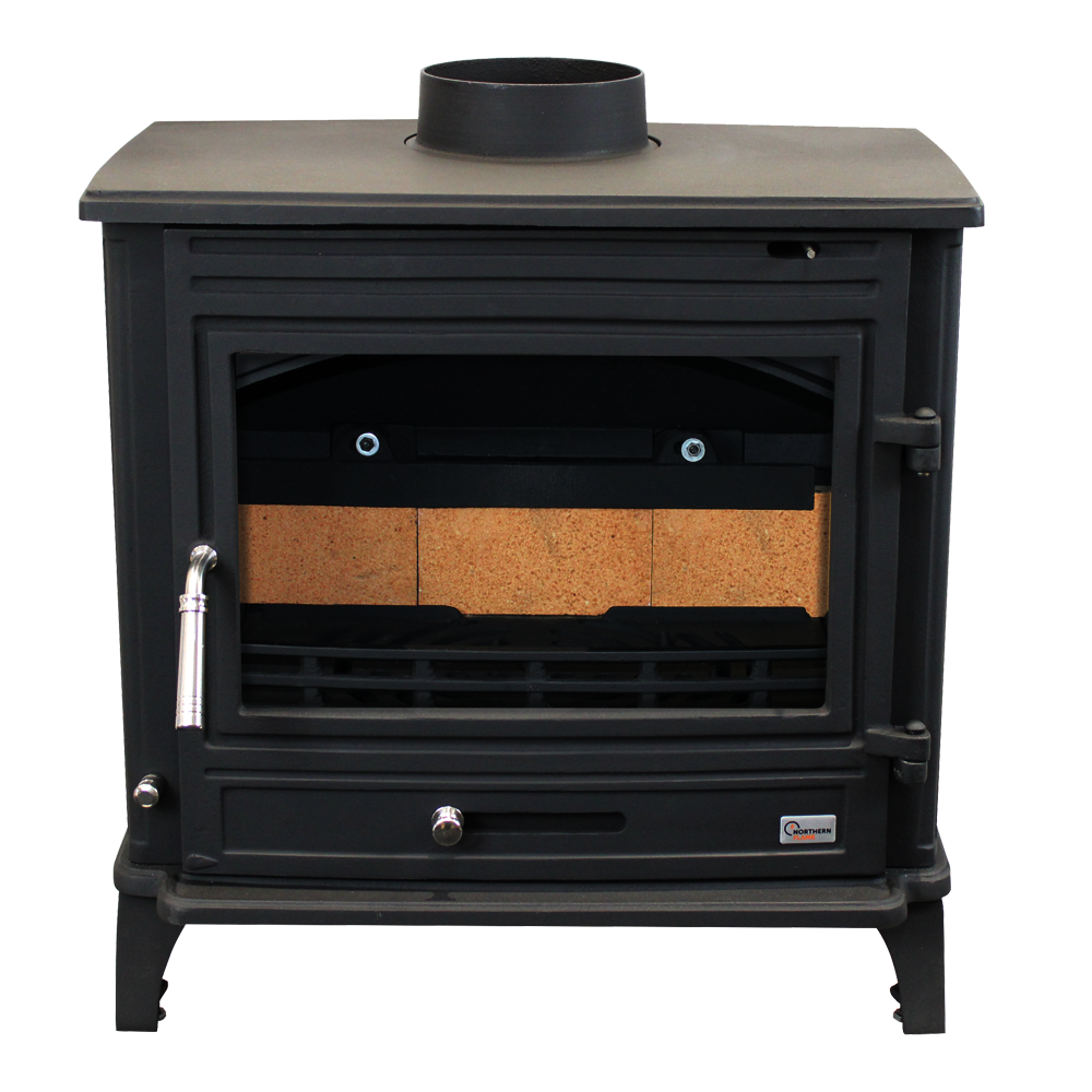 Northern Flame Yandi Cast Iron Wood Fireplace