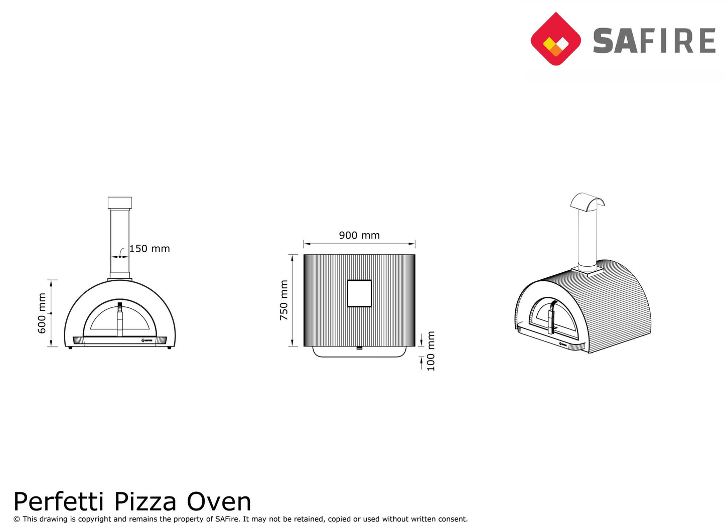 Perfetti Countertop Pizza Oven