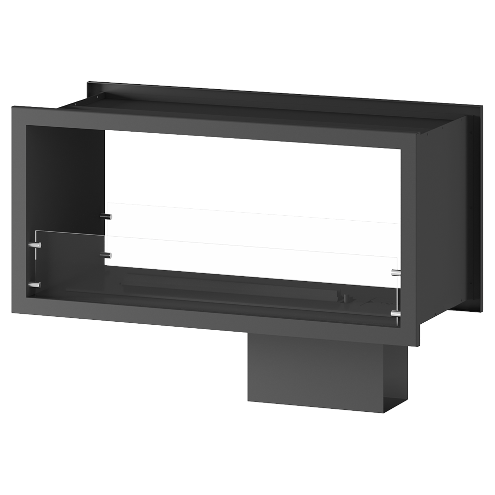 Linear Double-Sided Gas Fireplace