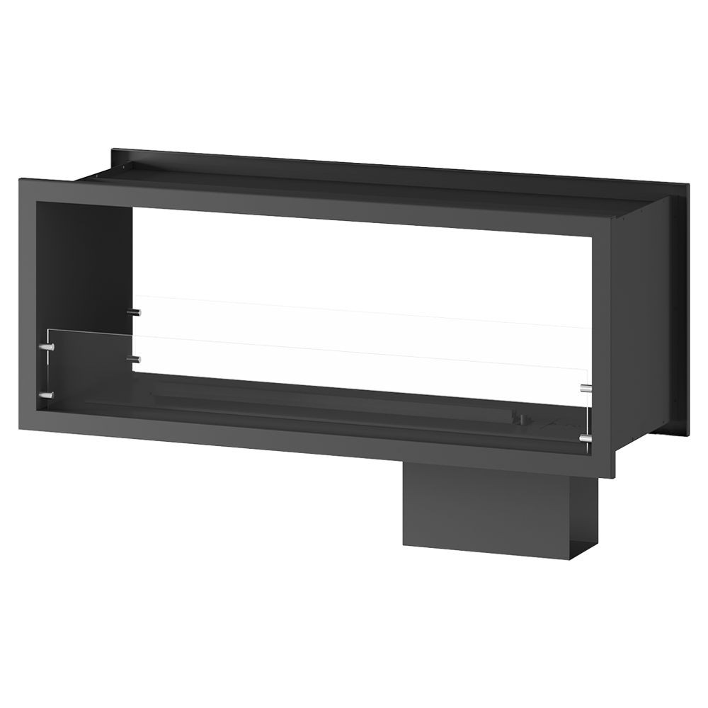 Linear Double-Sided Gas Fireplace