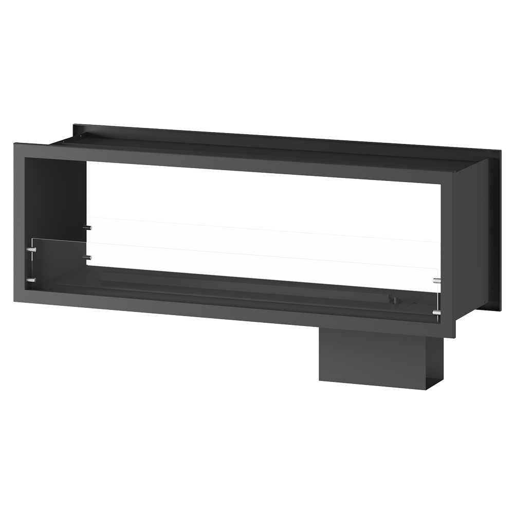 Linear Double-Sided Gas Fireplace