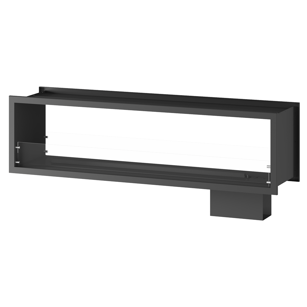 Linear Double-Sided Gas Fireplace