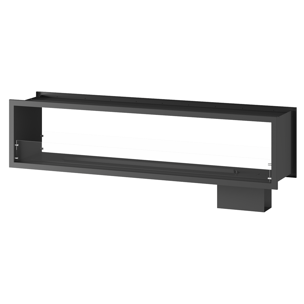 Linear Double-Sided Gas Fireplace