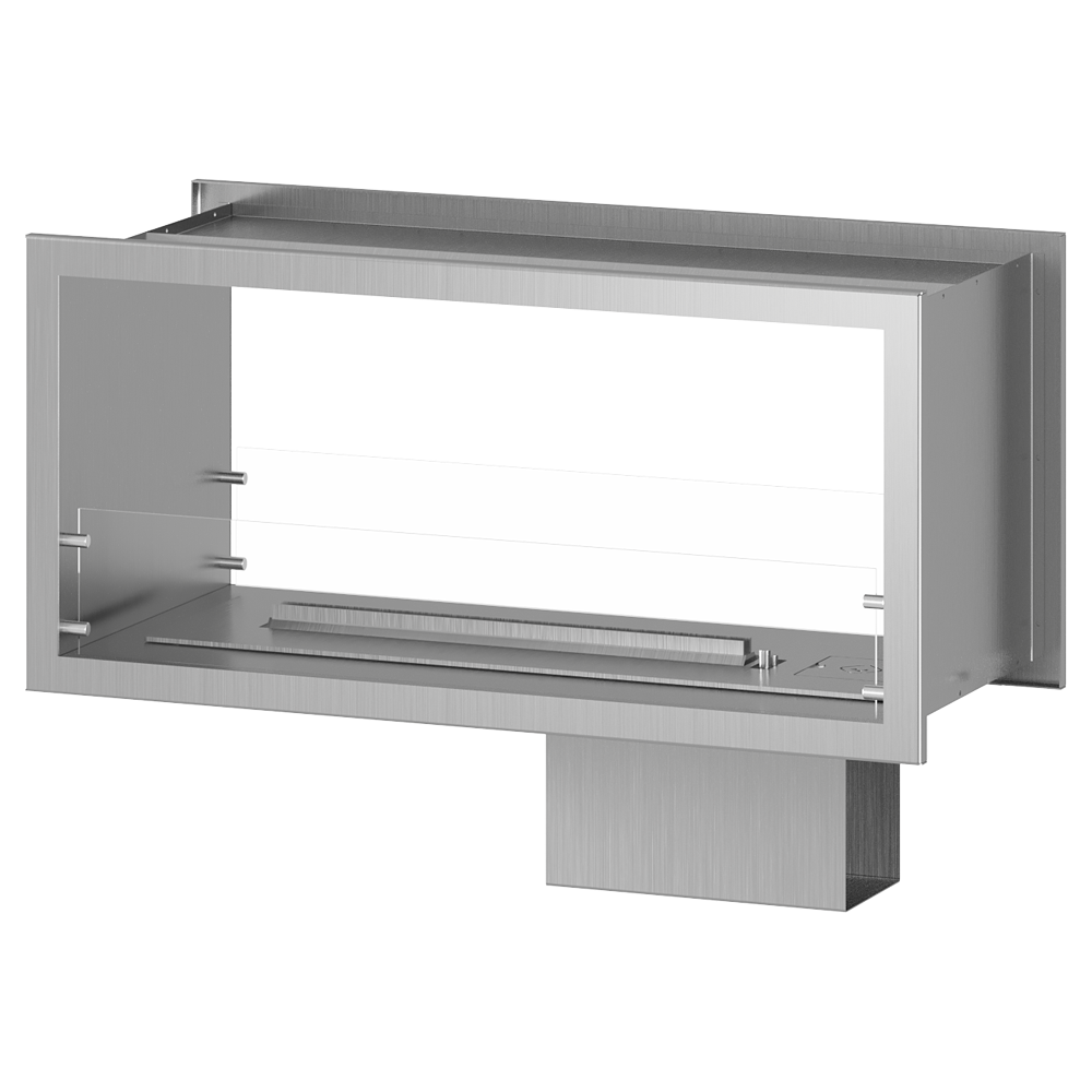 Linear Double-Sided Gas Fireplace