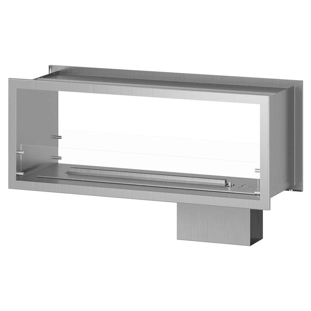 Linear Double-Sided Gas Fireplace