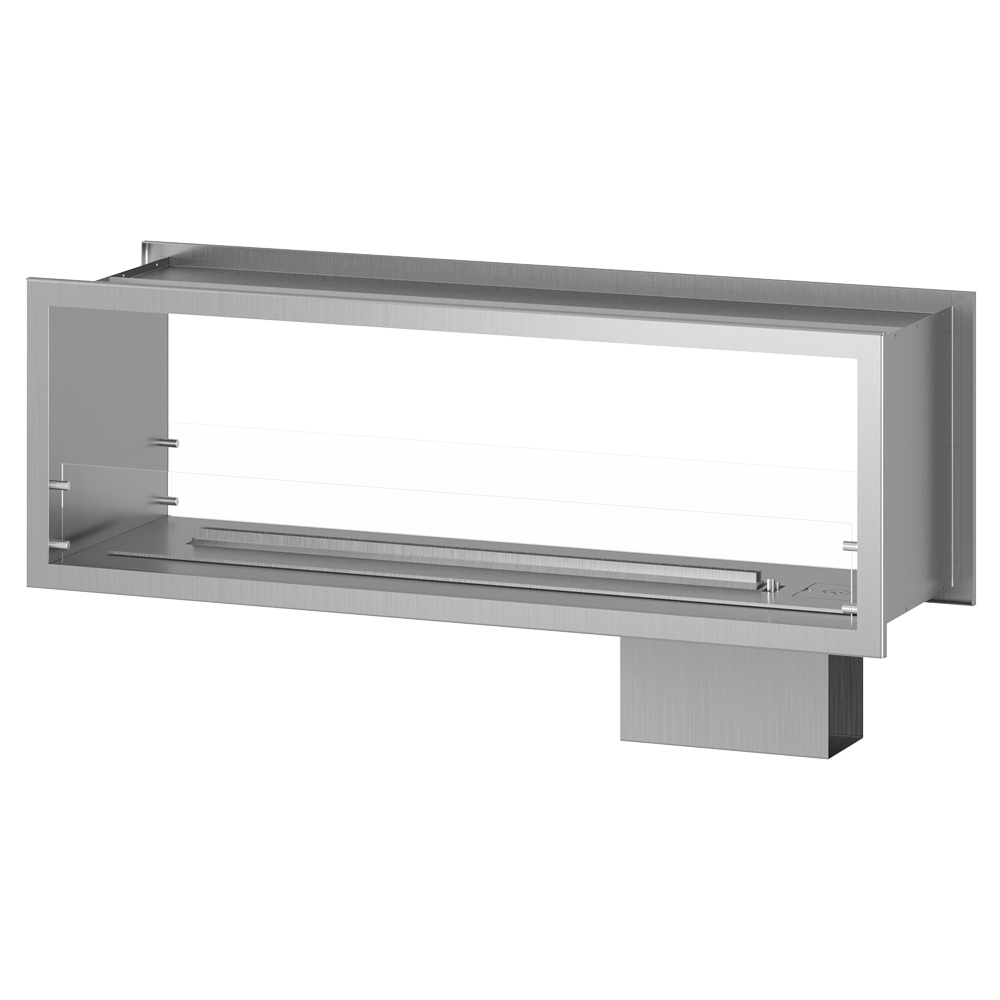Linear Double-Sided Gas Fireplace