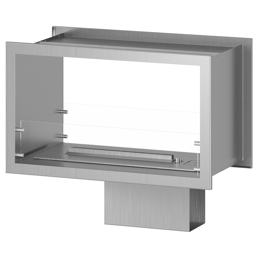 Linear Double-Sided Gas Fireplace
