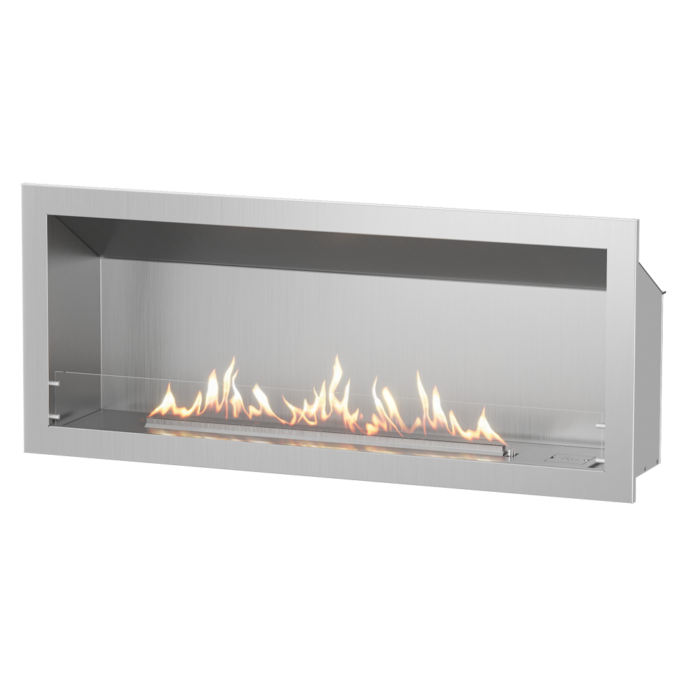 Linear Single-Sided Gas Fireplace