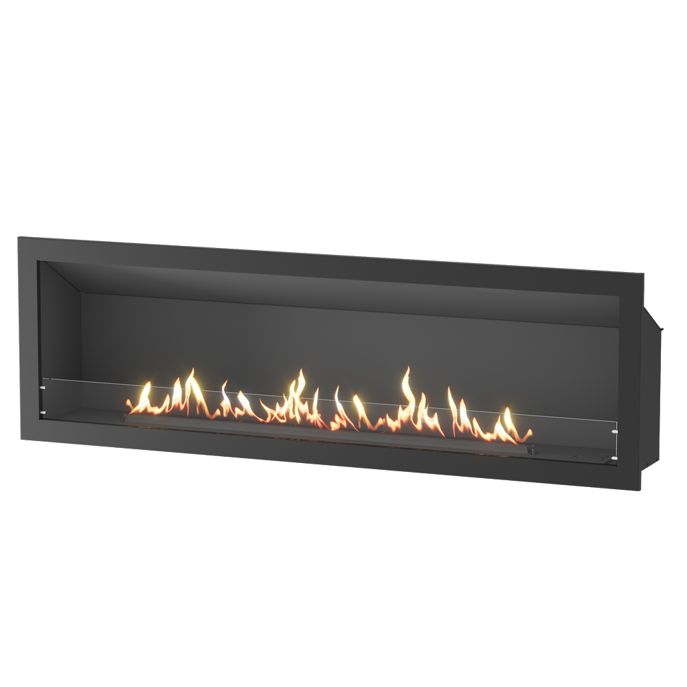 Linear Single-Sided Gas Fireplace