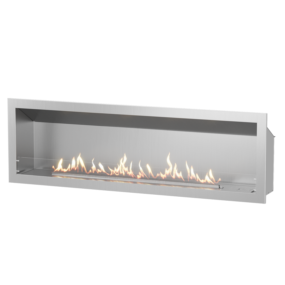 Linear Single-Sided Gas Fireplace