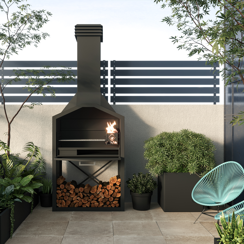 Wedgetail Wood Braai Freestanding