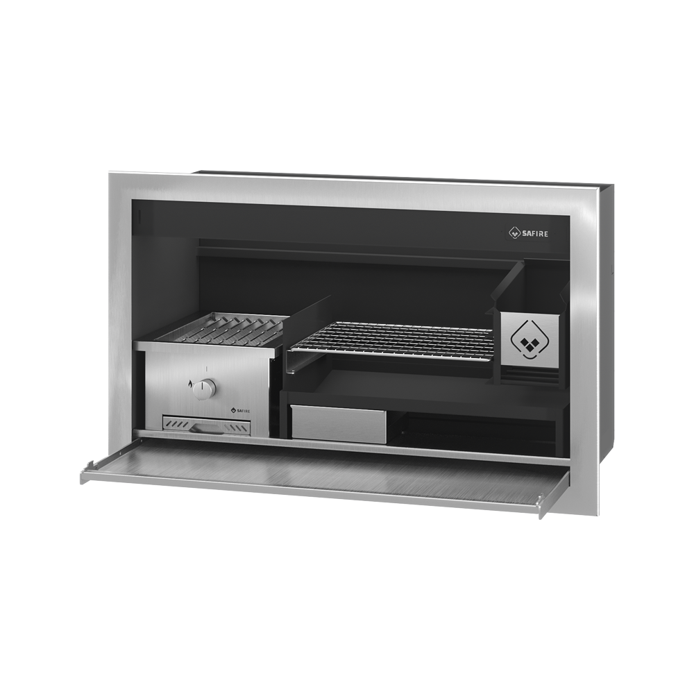 Affordable Luxury Gas & Wood Braai Grill Combo