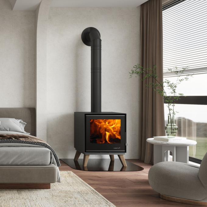 SAfire Heeta 600 Oakley Wood Fireplace