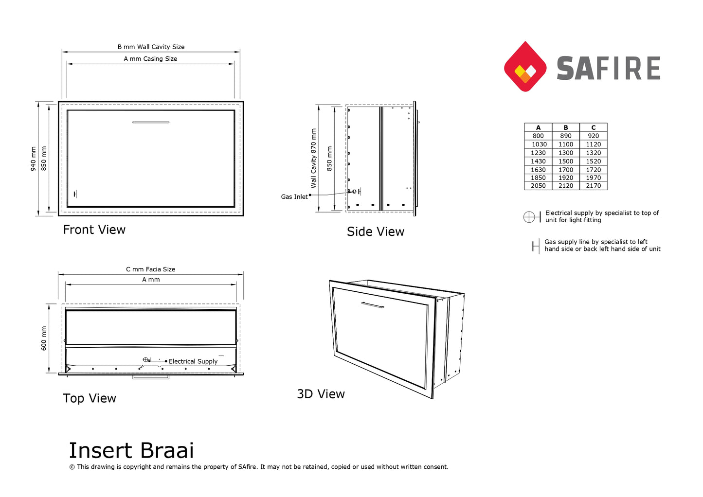 Affordable Luxury Gas & Wood Braai Grill Combo