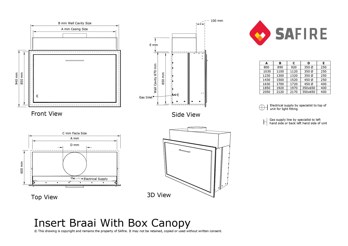 Affordable Luxury Gas & Wood Braai Grill Combo