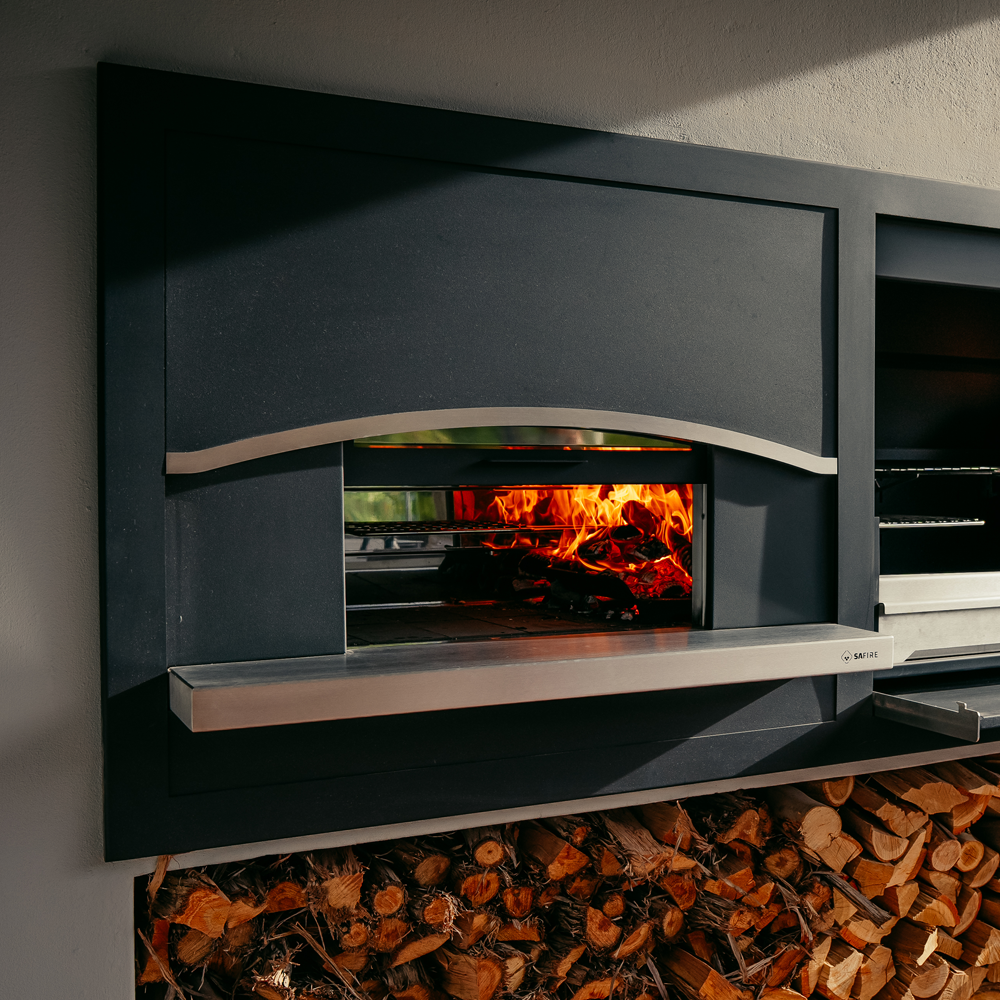 Pyro Wood Braai with Pizza Oven