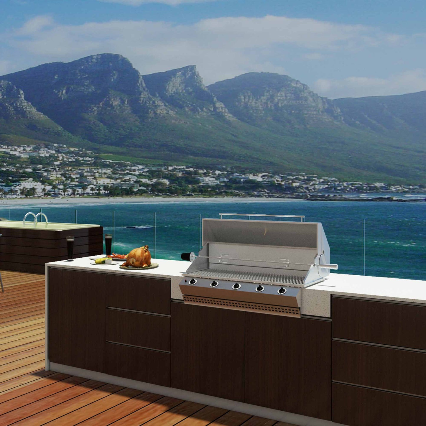Rotisserie Dome – 4 Burner