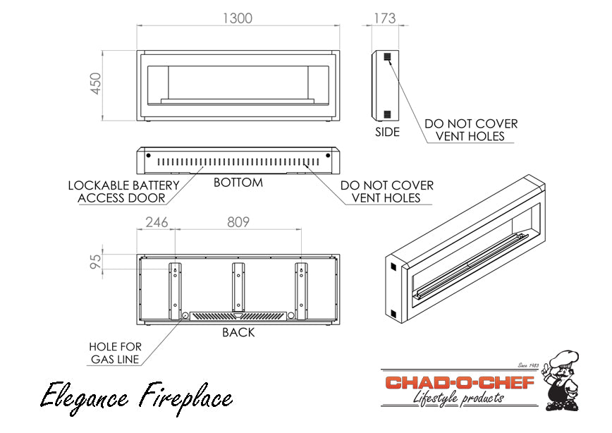 Elegance Fireplace (VFE-210)