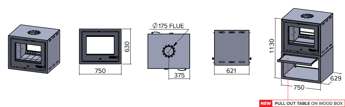14 KW DOUBLE SIDED CONVECTION BOX