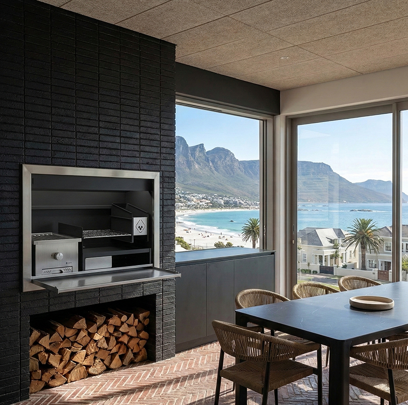 Affordable Luxury Gas & Wood Braai Grill Combo