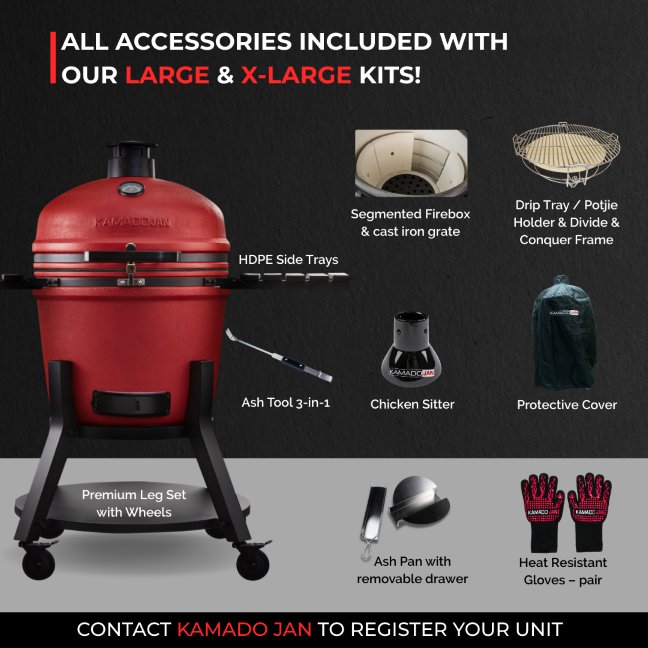 Kamado JAN GEN4 25" X-Large