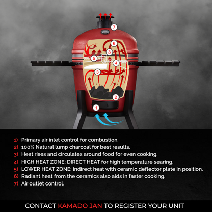Kamado JAN GEN4 22" Large