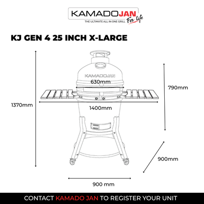 Kamado JAN GEN4 25" X-Large