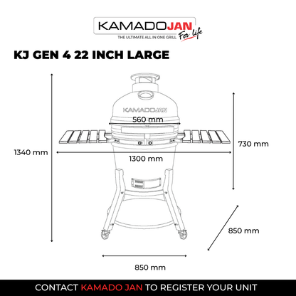 Kamado JAN GEN4 22" Large