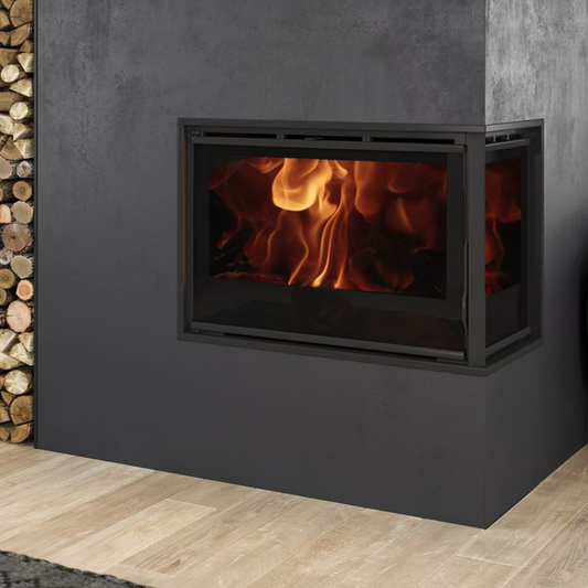 Carbel A Range Double Glazing Wood Fireplace Insert