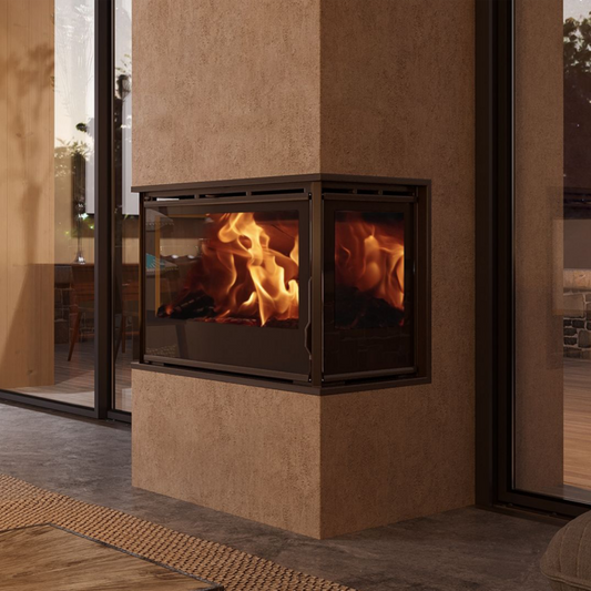 Carbel A Range Triple Glazing Wood Fireplace Insert